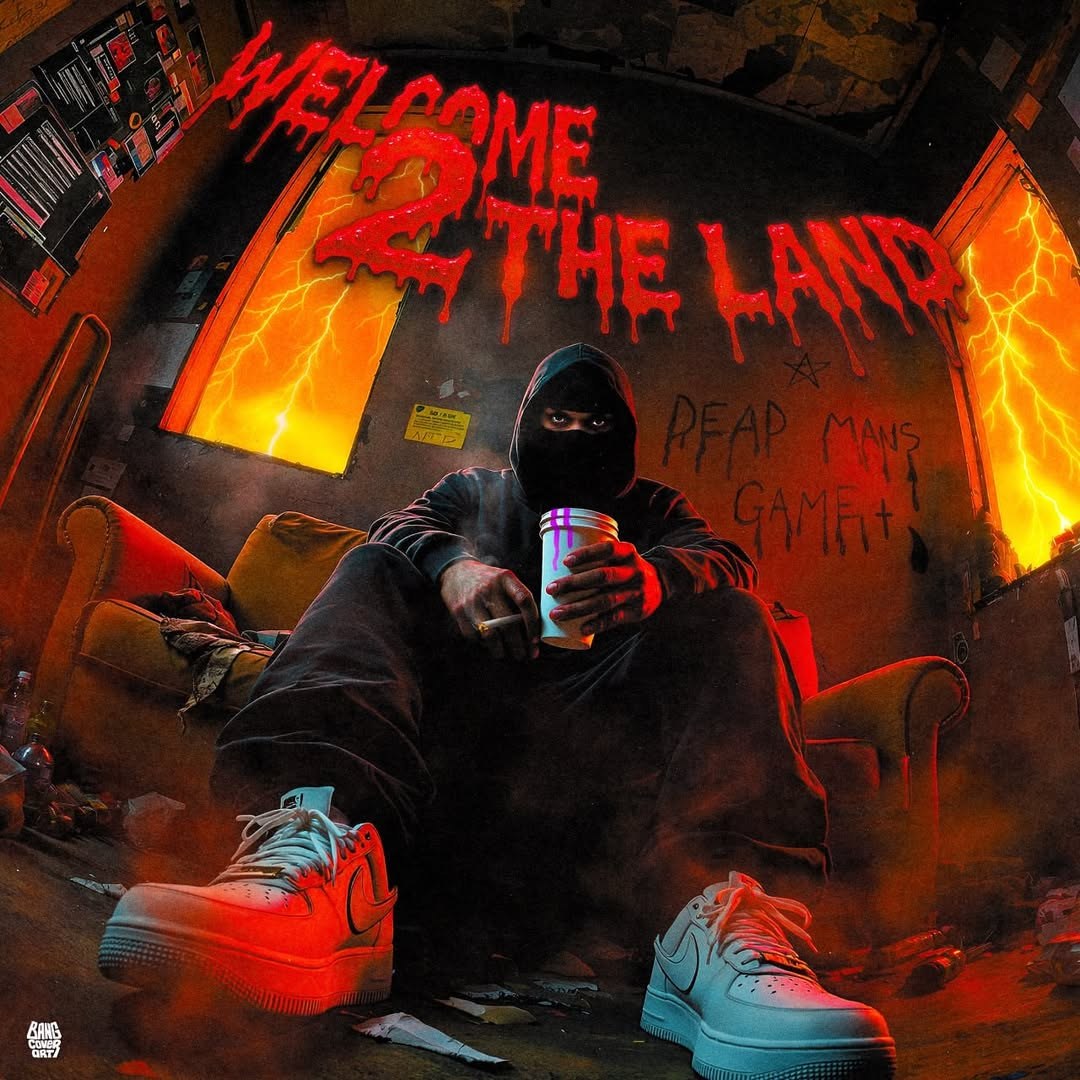 Digital realistic album cover art built from an artist's photo — example 5