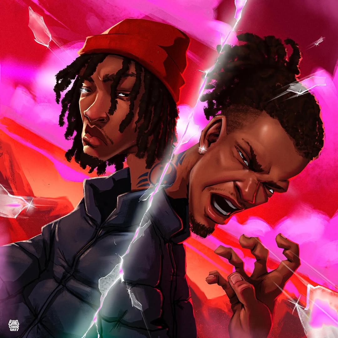 Album cover built around a scene